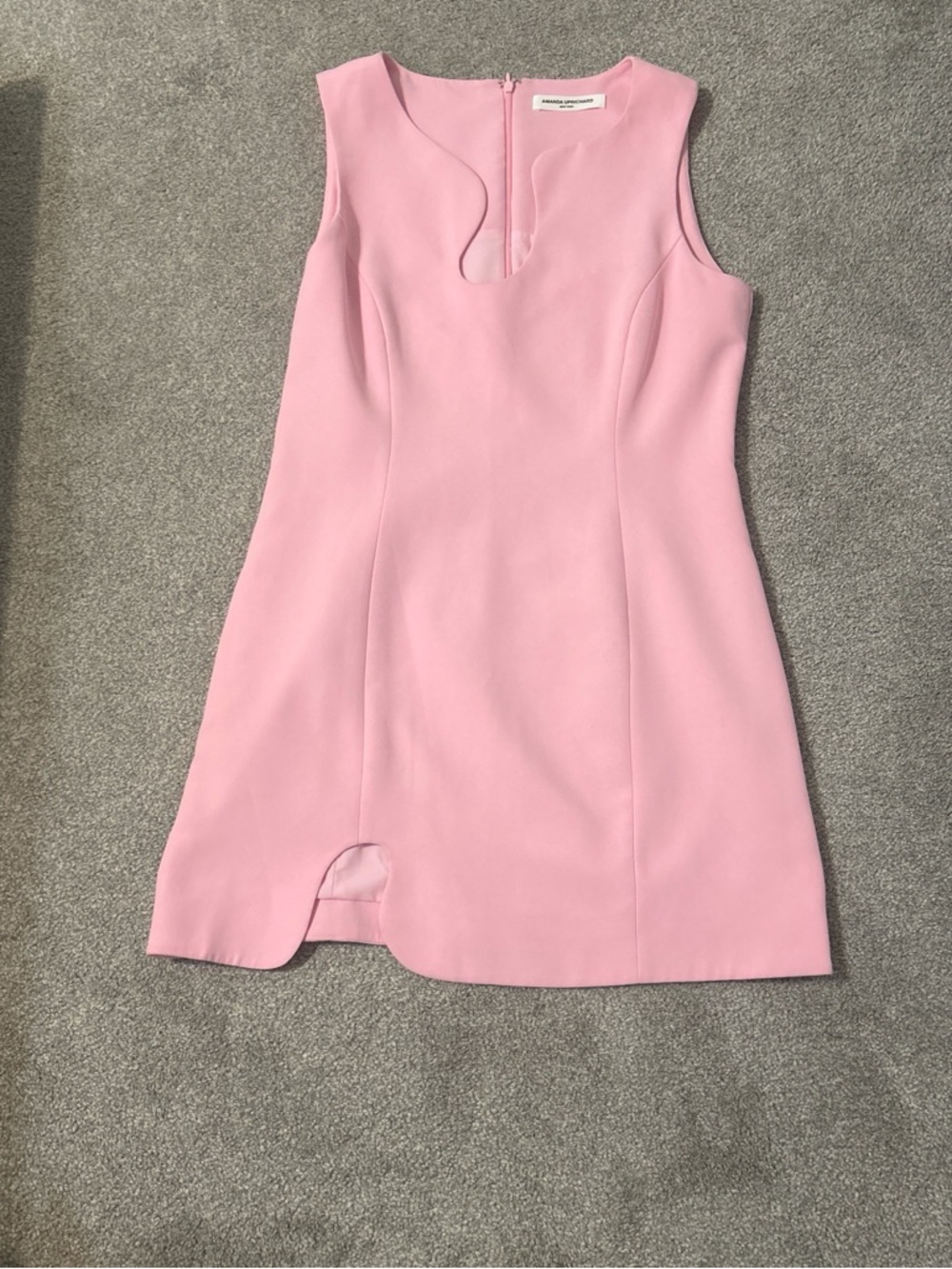 Amanda Uprichard Pink Sleeveless Shift Dress